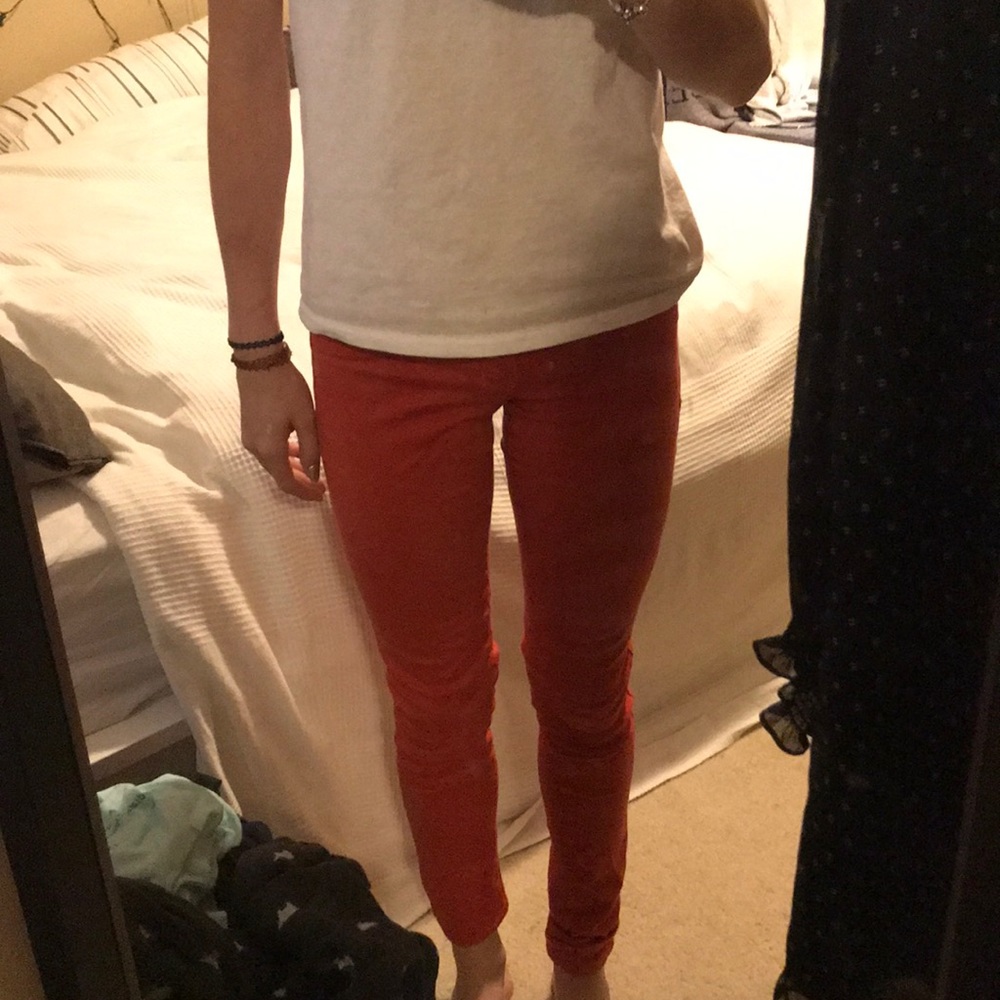 Flying Monkey red skinny jeans